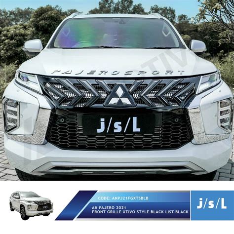 Jual Grill Gril All New Pajero Sport 2021 Front Grille Xtivo Black