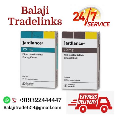 Jardiance 25 10mg Empagliflozin Tablets 25 Mg Packaging Size 90 At