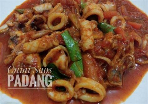 Resep Cumi Saos Padang Spicy Oleh Tya Cookpad