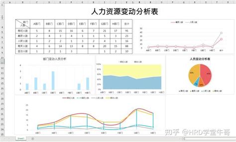 Hr必备报表及数据分析表格合集，月报年报数据分析模板（随改随用55份全自动生成） 知乎