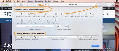 Mac How To Customize Your Safari Toolbar To Mac