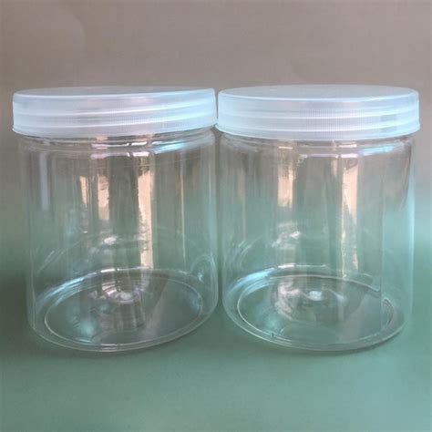 Jual Toples Plastik Tabung 800Ml Toples Bening Jar Cylinder Shopee