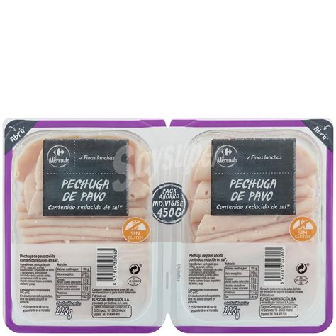 Carrefour Pechuga De Pavo En Finas Lonchas Carrefour El Mercado Sin