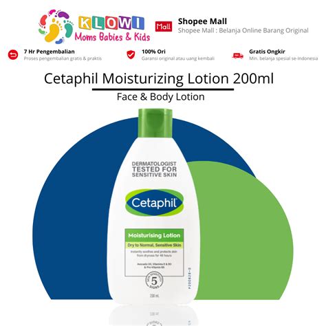 Jual Cetaphil Moisturizing Lotion 200 Ml Face And Body Lotion Original