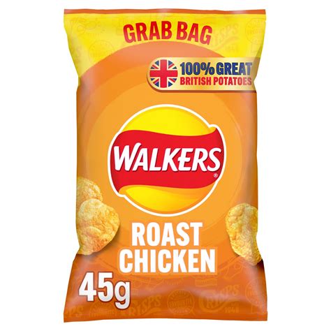 Walkers Roast Chicken Crisps 45g — Licensed Trade Supplies