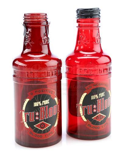 True Blood Two Bottles Of Tru Blood Plasma Protein