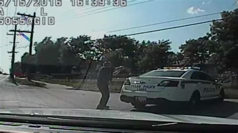 Dashcam Video Shows Tulsa Officer Involved Shooting