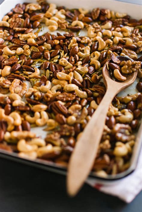 Rosemary Roasted Nuts Recipe Cookie And Kate