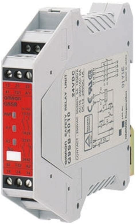 G Sb Dc Omron Omron Dual Channel Emergency Stop Safety Relay