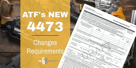 Atf S New 4473 Gun University