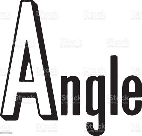 Angle Stock Illustration Download Image Now Angle Black And White