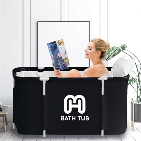 54 Inches Large Portable Bathtub Folding Bathtub For Adults Japanese