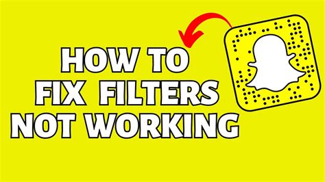 How To Fix Snapchat Filters Not Working Problem Youtube