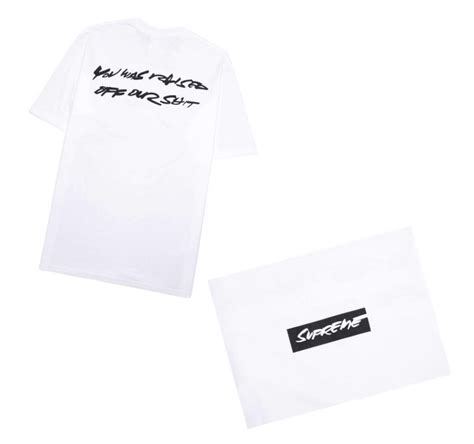 【未使用】「新品」2024ss Week1 Supreme Futura Box Logo Tee ロゴ プリント 半袖tシャツ 正規品