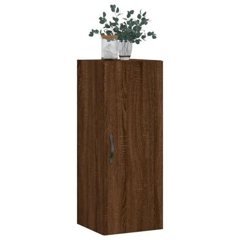 KEENSO Armoire murale chêne marron 34 5x34x90 cm bois d ingénierie