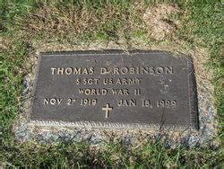 Thomas Donald Robinson Sr 1919 1999 Find A Grave Memorial