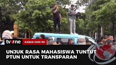 Mahasiswa Aktivis Gelar Unjuk Rasa Di Depan Ptun Kabar Hari Ini