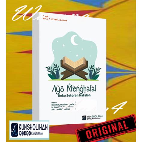 Jual Buku Ayo Menghafal Buku Setoran Hafalan Membantu Hafal Juz