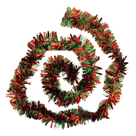 Tinsel Garland Metallic 2 Pack 15 Ft Ea Holiday Streamers Christmas