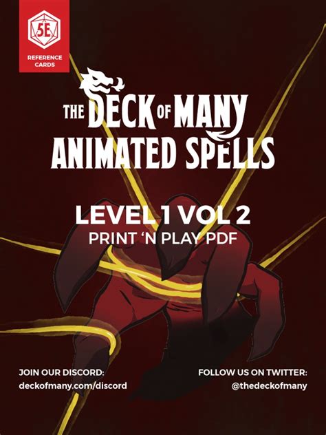 Animated Spells Level 1 Vol 2 Pdf License Copyright