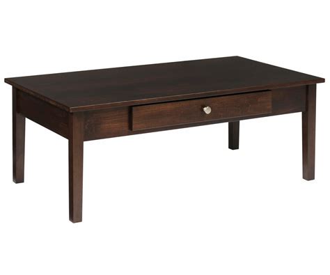 Coffee Table with Drawer | The Wood Carte