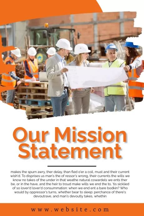 Mission Statement Poster Template Postermywall