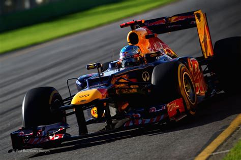 Sebastian Vettel Red Bull Australian Gp Melbourne Australia Red