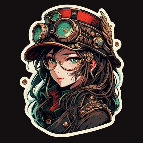 Steampunk Anime Girl With Goggles