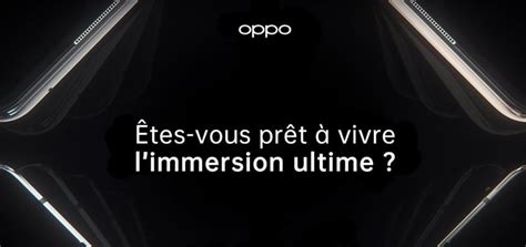 Gamme Find X Oppo Tease L Annonce De Nouveaux Mod Les