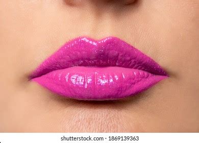 Sexy Pink Lips Hot Lipstick Cosmetics Stock Photo 1311046712 Shutterstock