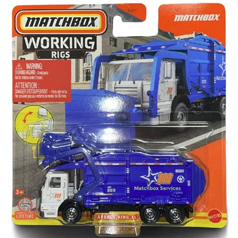 Matchbox Working Rigs Metal Vehicle GARBAGE KING XL HVV12 7 16