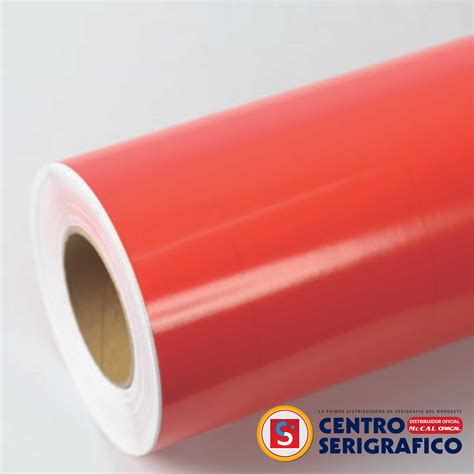 ROJO CLARO TRANSPARENTE VINILO MCCAL 3105T 122 CM CENTRO SERIGRAFICO