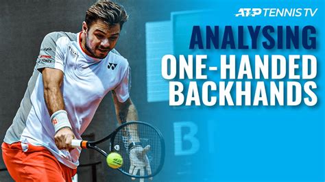 Analysing Atp Tennis Players One Handed Backhands Youtube