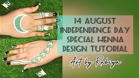 Independence Day Mehndi Design Tutorial Part 4 14 August Mehndi