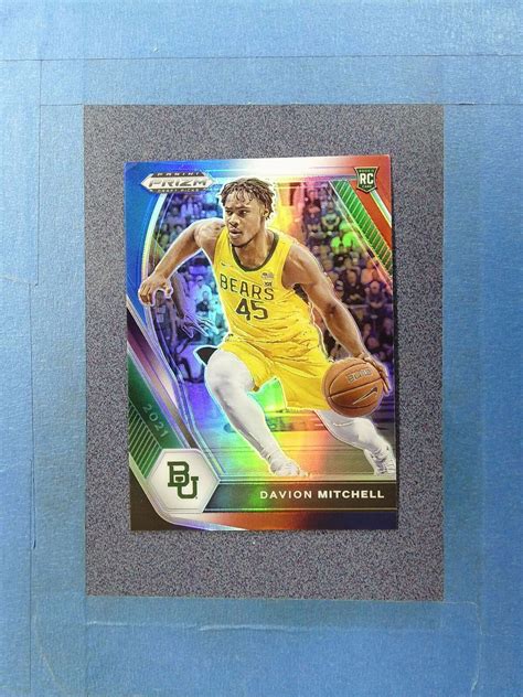 FB14 2021 Prizm Draft DAVION MITCHELL RC 13 Red White Blue Baylor