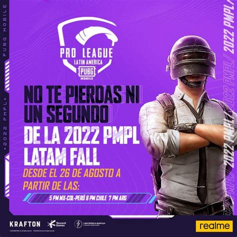 2022 PUBG MOBILE Pro League LATAM Fall Inicia El 26 De Agosto MastekHW