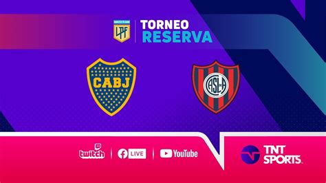 Boca Vs San Lorenzo EN VIVO Torneo De La Liga De Reserva 2022