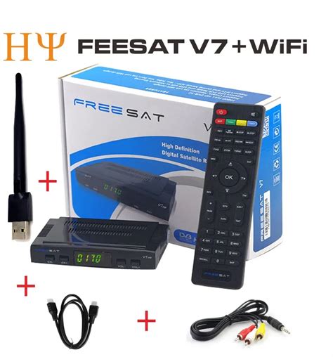 Satellite Tv Receiver Decoder Freesat V Hd Dvb S Usb Wfi Support