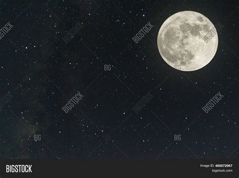 Full Moon. Stars. Image & Photo (Free Trial) | Bigstock