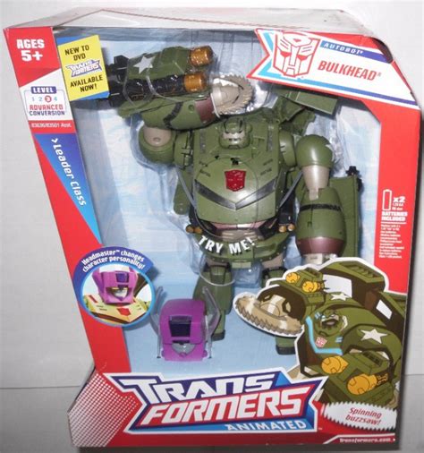 Transformers Animated Bulkhead Figure With Headmaster Leader Class