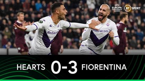 Hearts V Fiorentina Defeat For Man Hearts Europa