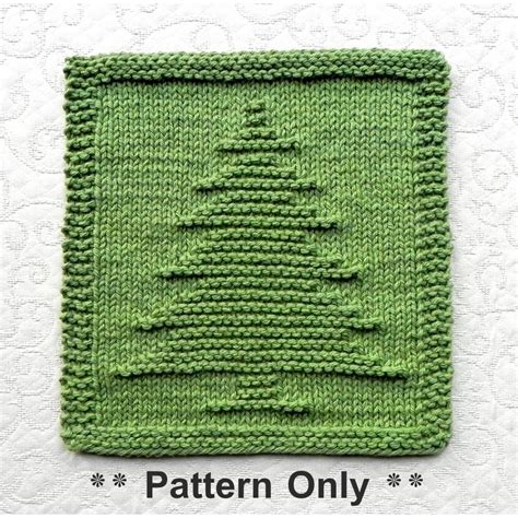 Free Christmas Dishcloth Knitting Patterns