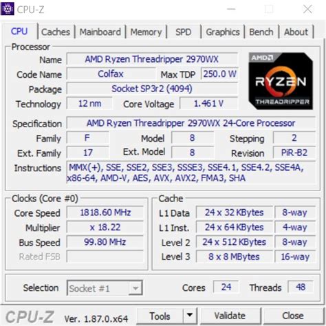 AMD Ryzen Threadripper 2970WX (24 Core, 48 threads) Desktop CPU Review ...