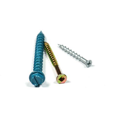 High Quality Stock All Standard Flat Hex Slotted Head Wood Screws