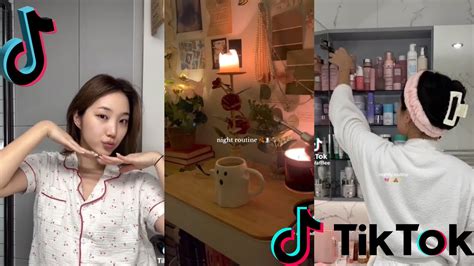 Aesthetic Night Routines Tiktok Compilation Part 2 🧖‍♀️ 😴 Youtube