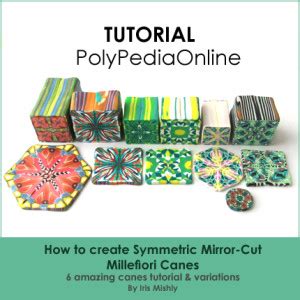 Polymer Clay Millefiori Cane Tutorial Kaleidoscope Symmetric Canes