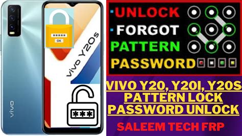 Vivo Y20s Pattern Password Unlock Vivo Y20i Frp Bypass Reset PD2034F