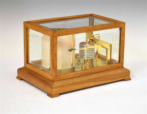 Lot 350 - Cased barograph