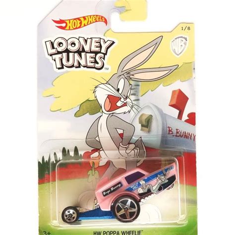 Hot Wheels Looney Tunes Series Bugs Bunny Hw Poppa Wheelie Shopee