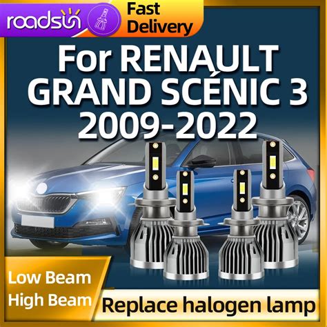 Roadsun Led Headlight W H Car Headlam K For Renault Grand